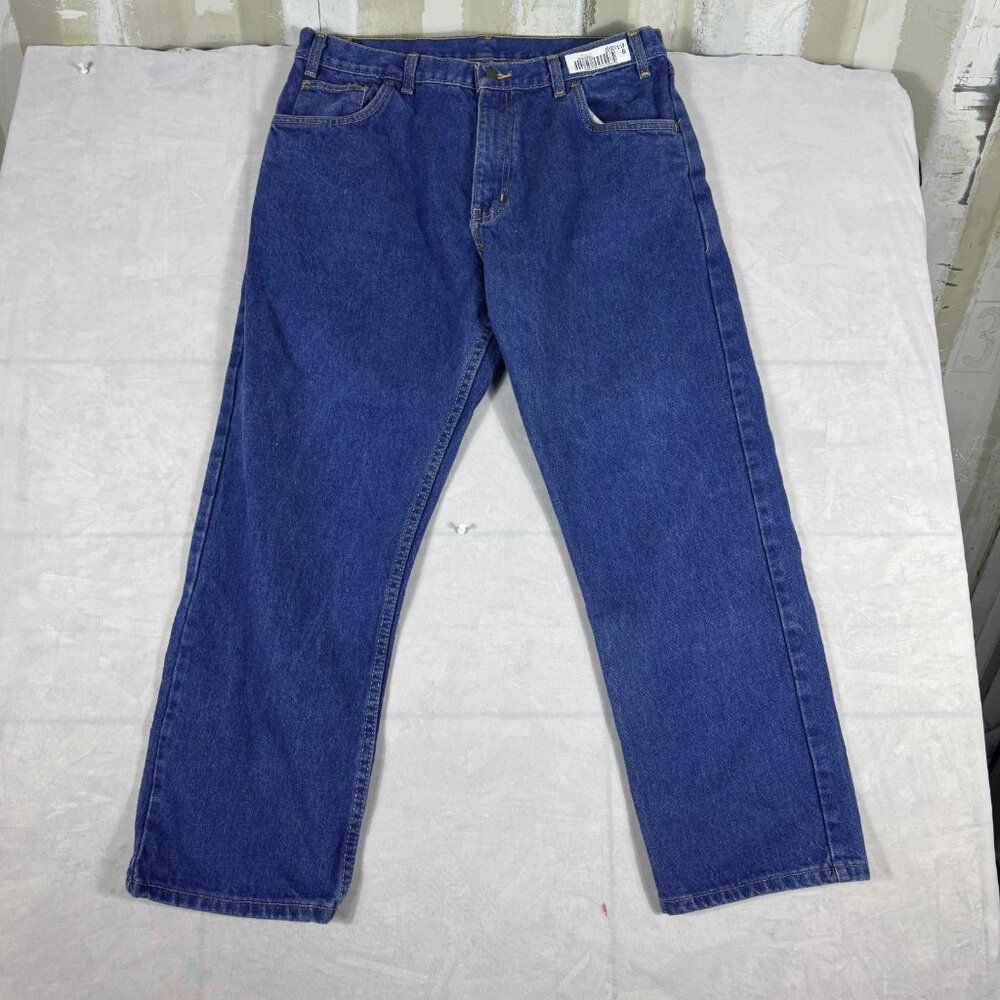 SteelGuard Essentials Flame‎ Resistant Jeans Mens Blue Denim Workwear Size 36x30